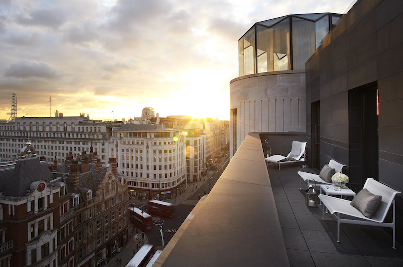 Sunset from West End's ME London