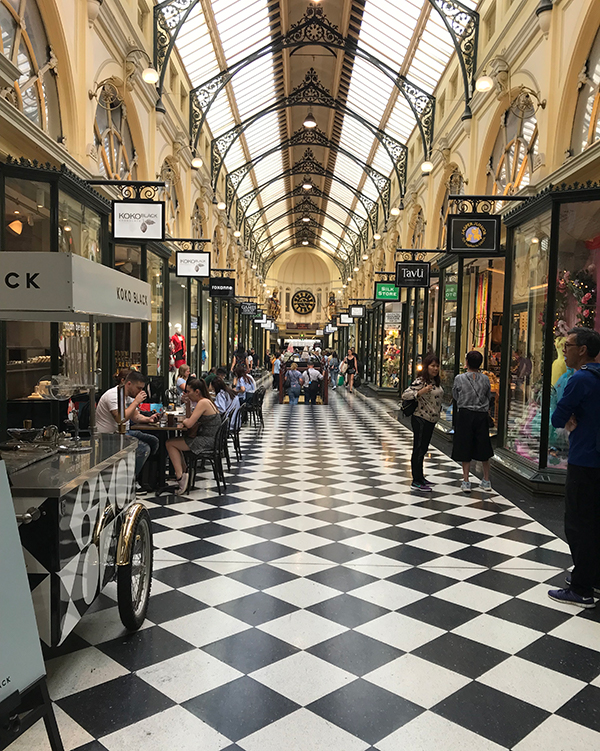 Interior of the Block Arcade, Melbourne