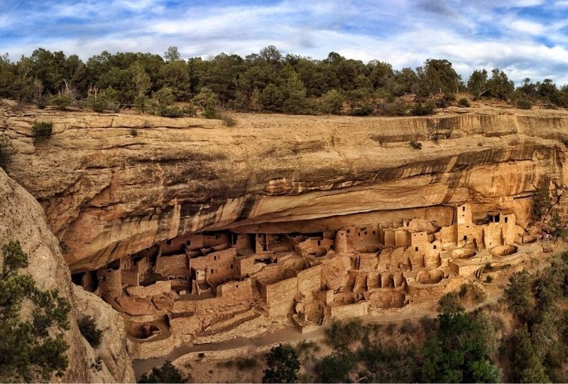 Image of ancient cliff dwellings