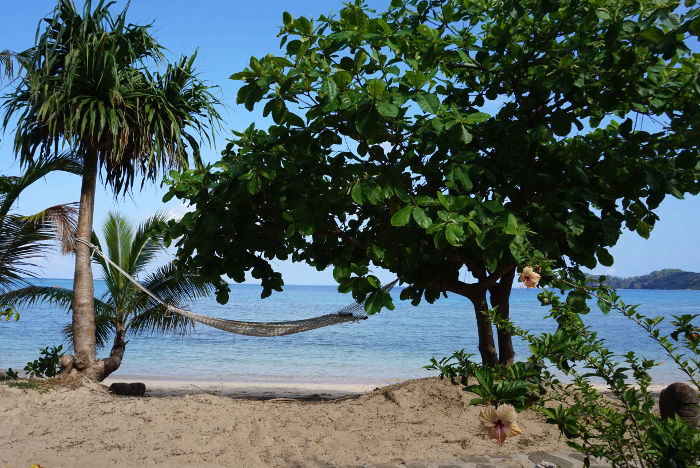 beachfront hammock mantaray island resort fiji