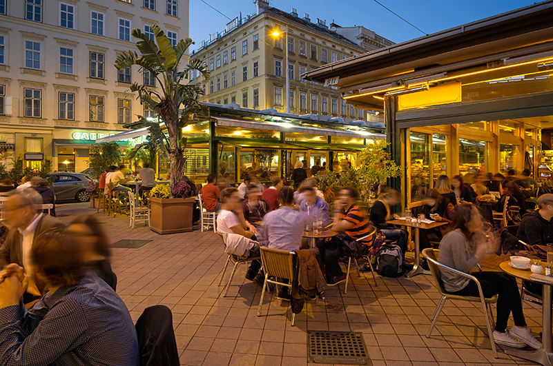 A night market in Vienna