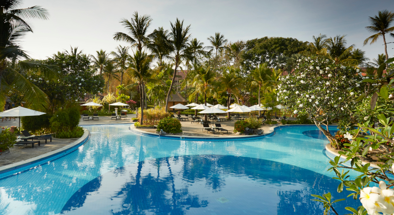 Melia Bali pool area