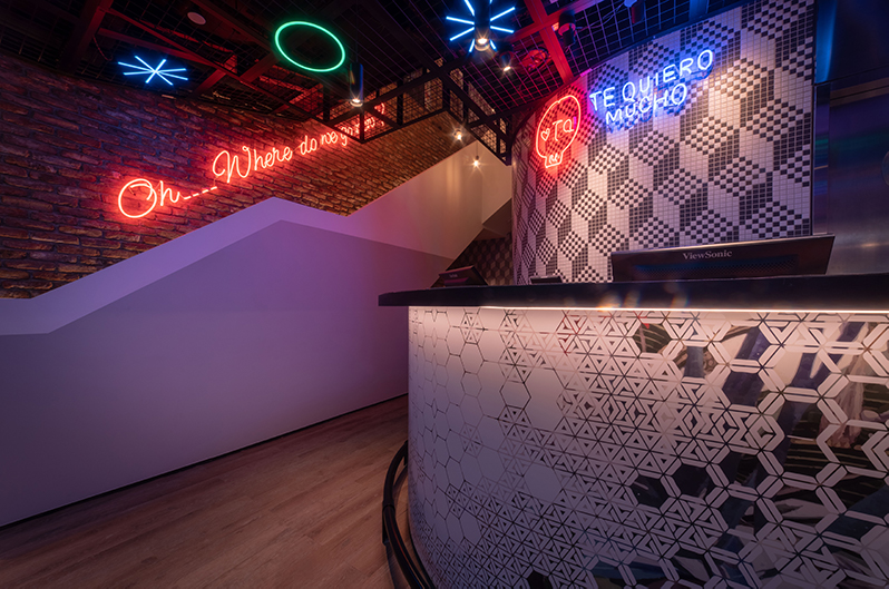 Reception at Mojo Nomad Central, Hong Kong