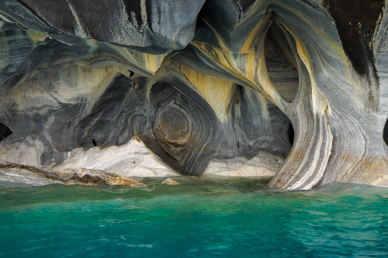 The Marble Cathedral in Patagonia