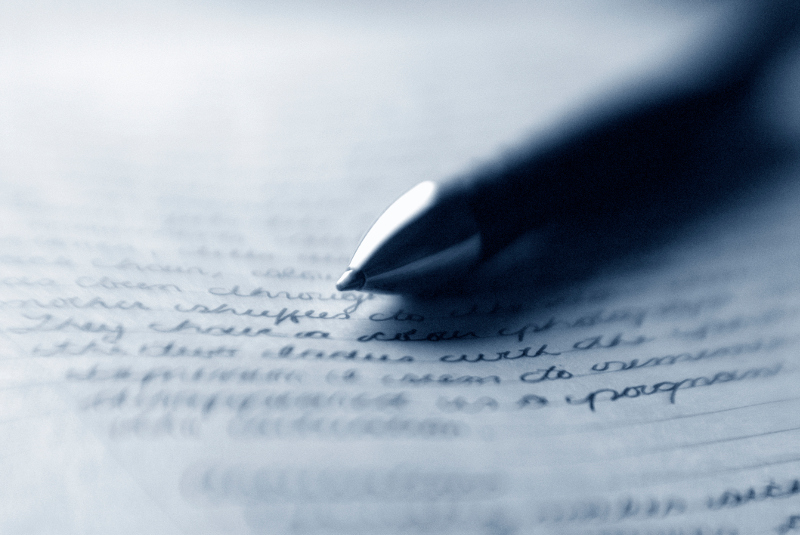 a close up of a notebook