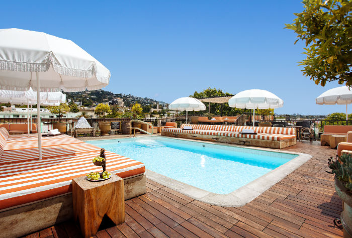 petit ermitage rooftop pool