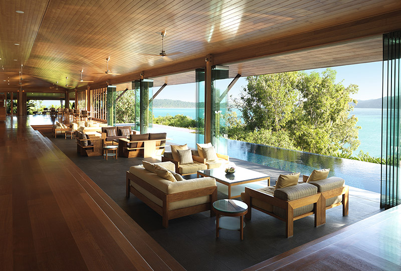 Qualia lounge Hamilton Island