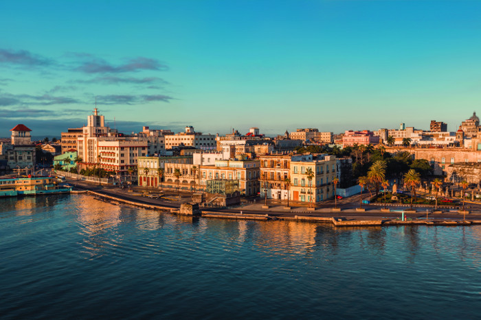 Havana cuba at dusk