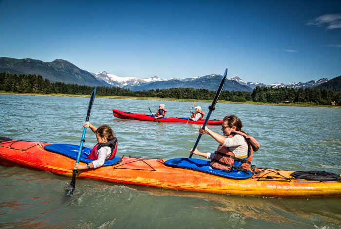 kayaking in alaska