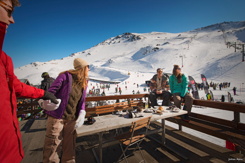 Cafe at the top of Mt Hutt New Zealand