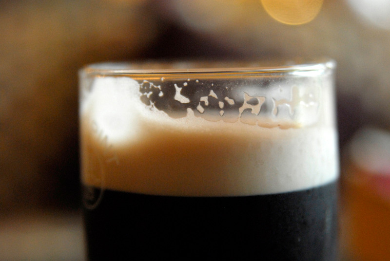Pint of Guinness ale