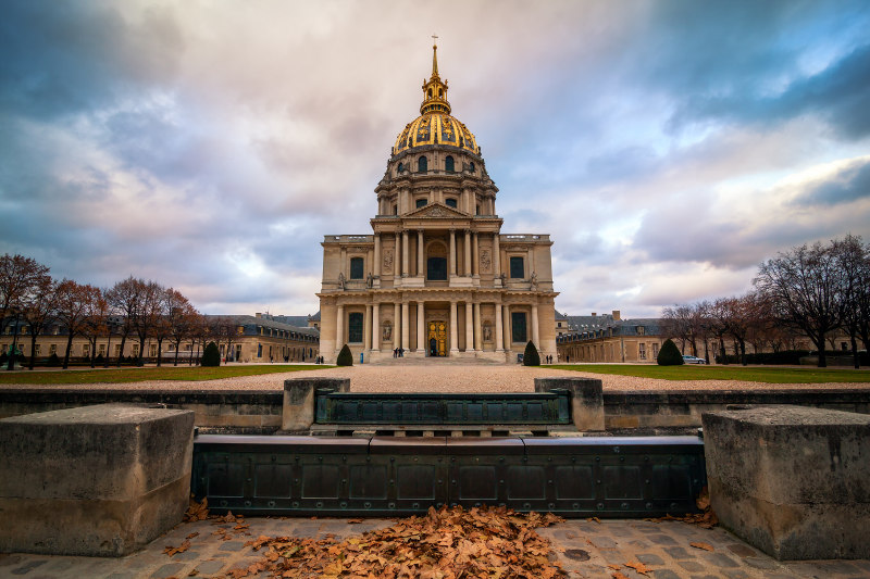 Les Invalides monument, Paris, France