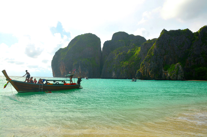 boat on the Andaman Sea, Thailand