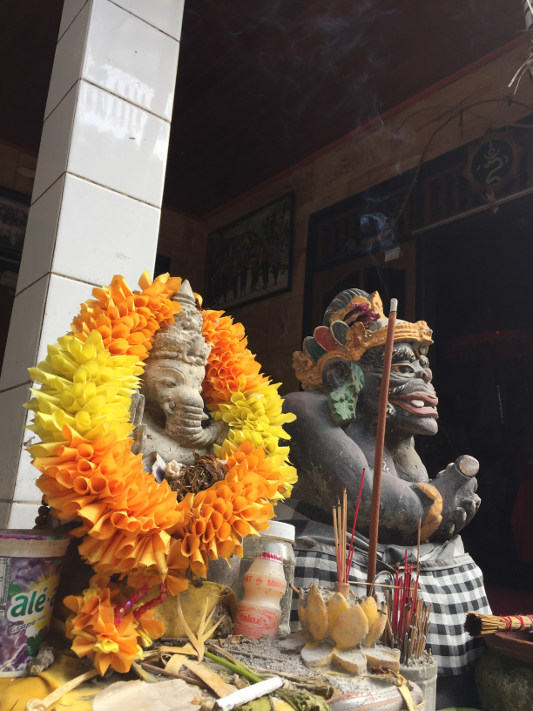 Offering at Balinese healing