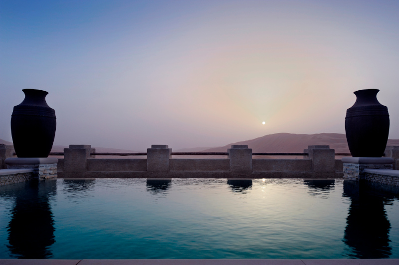 view from pool villa luxury desert hotel view from pool villa luxury desert hotel