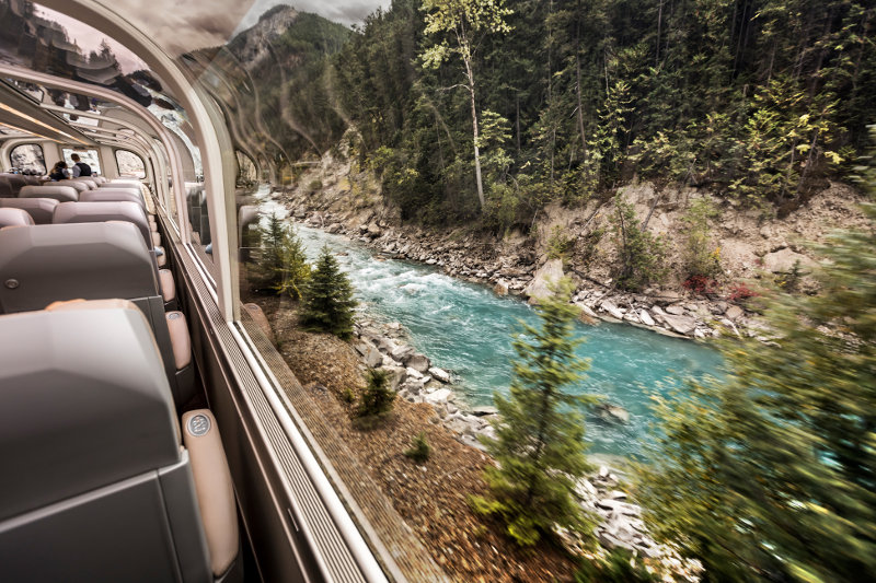 view of river from rocky mountaineer