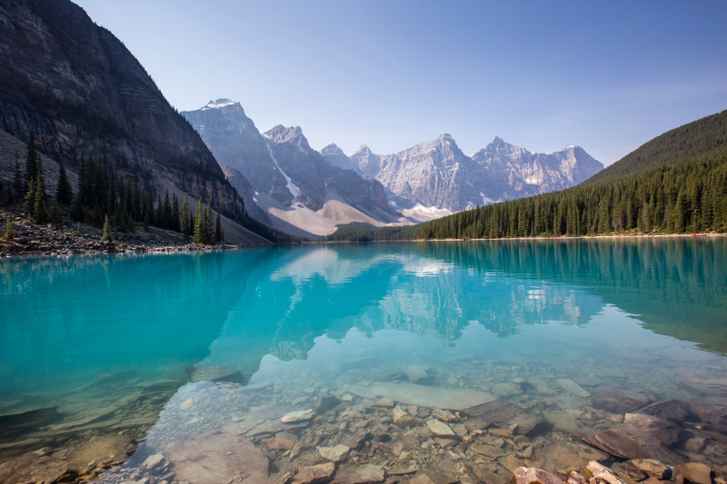 turquoise lake, Canada
