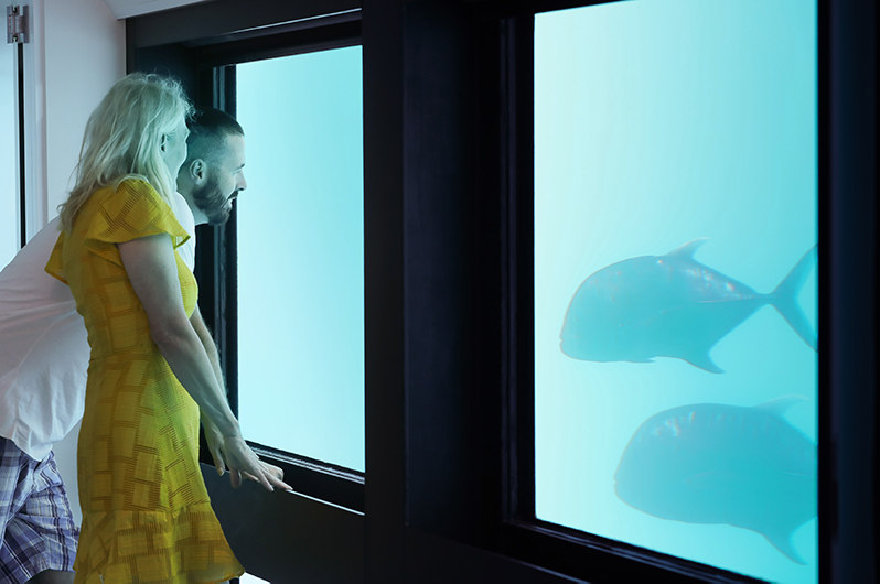 Couple in Reefsuites accommodation in the Great Barrier Reef