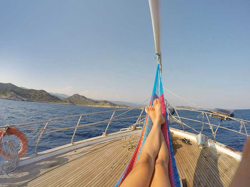 sailing in Turkey