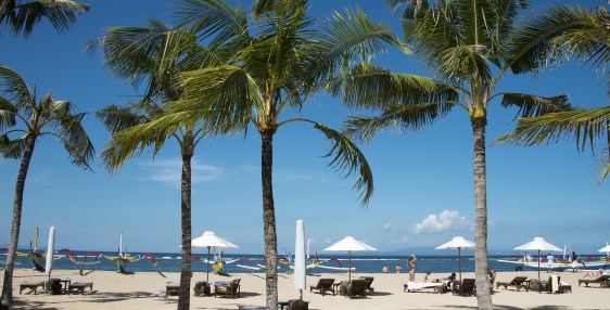 Sanur beach-side resort