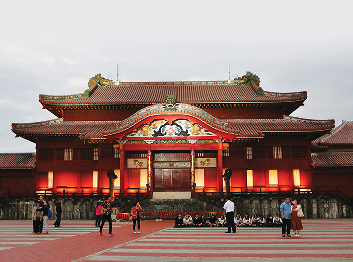 Shurijo Castle was the seat of ancient Ryukyu kings.