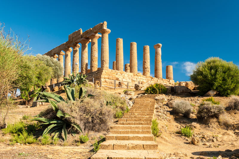 The Valley of the Temples at Agrigento.