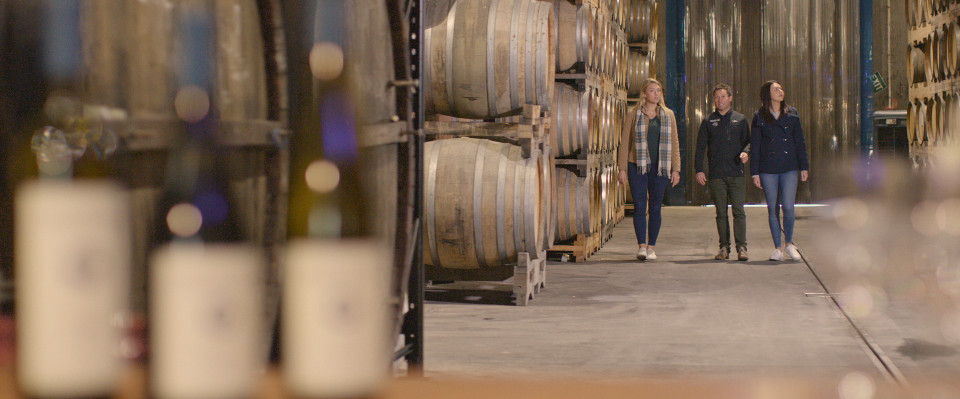 pegasus bay winery is family run, north of Christchurch