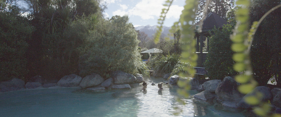 hanmer springs thermal pools are some of the only geothermal pools on the south island of new zealand