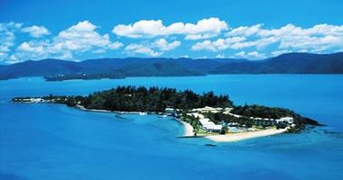 Aerial view of Daydream Island