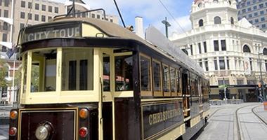 Restored heritage trams - Christchurch