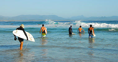 A Popular Surf Spot