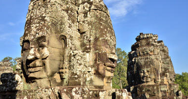 Bayon Stone Faces, Angkor Wat