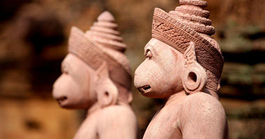 Statues Guarding Banteay Srei