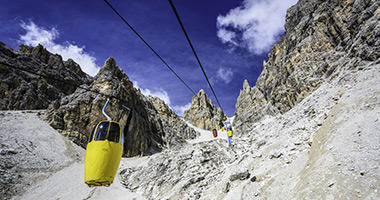 Two-seater Cable Car, Mount Cristallo