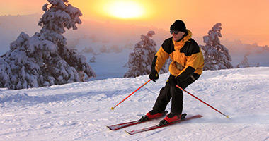 Hit the Slopes for a Sunset Ski