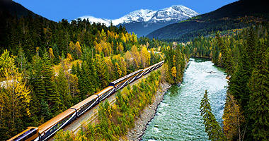 Travelling along the North Thompson River