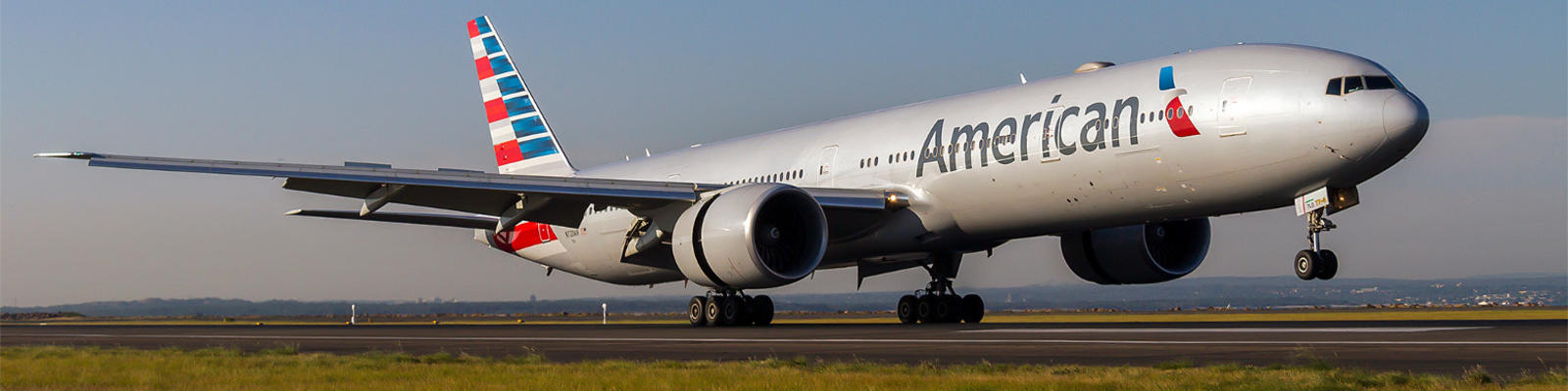 American Airlines aircraft taking off