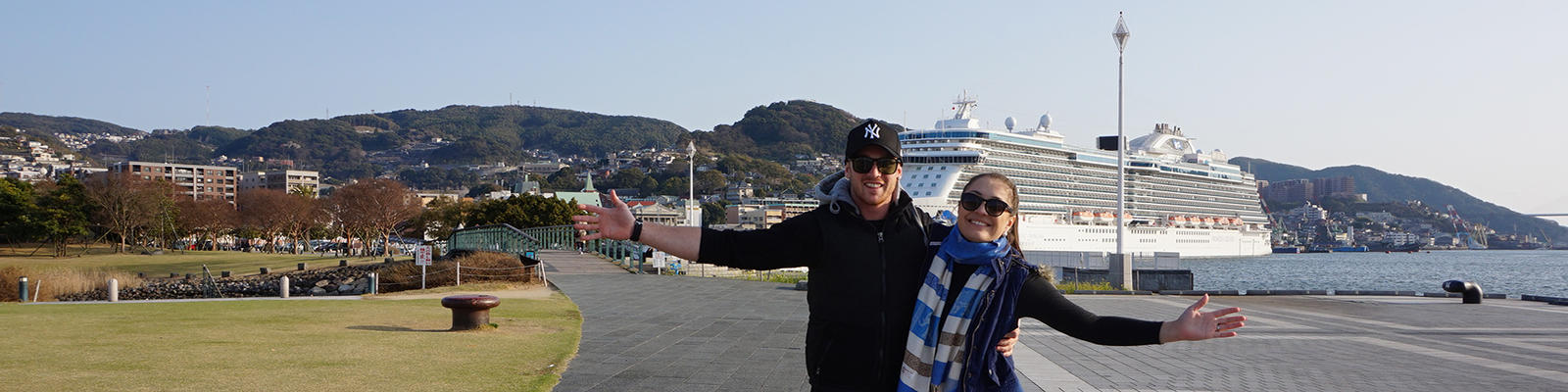 Majestic Princess cruise ship in dock