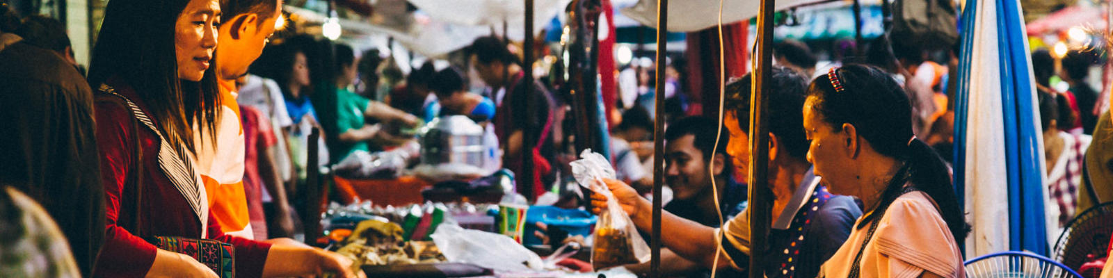 Thai street food vendor