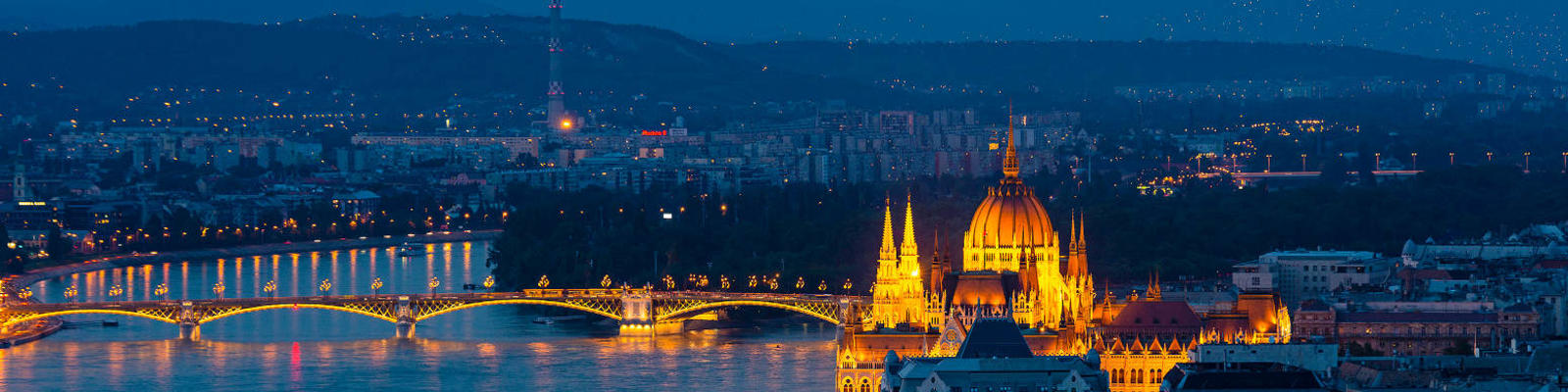 Budapest by night.