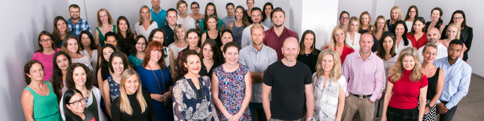 A company photo of the entire staff