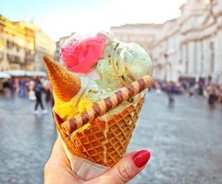 Gelato in Rome