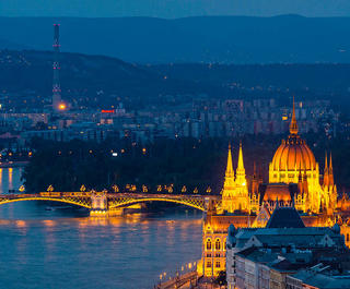 Budapest by night.