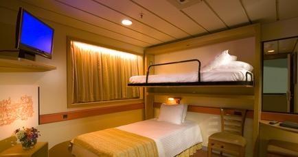 Interior Stateroom - Bunk Bed Style 