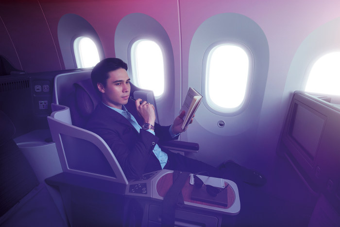 Thai Airways business class seats transform into full-flat beds