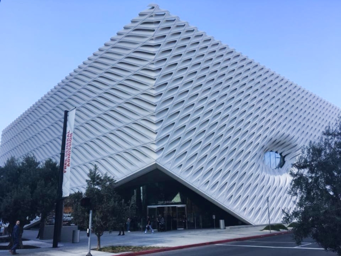 the facade of The Broad Museum in LA LA's top 10 must-have experiences - The Broad