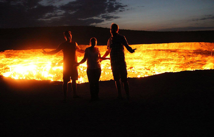 Darvaza Gas Crater in Turkmenistan