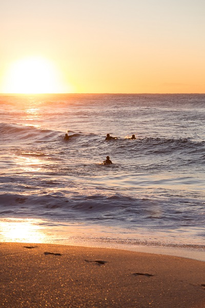 sydney surfers sunrise