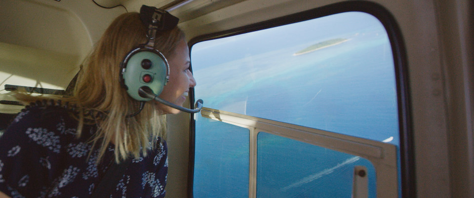 scenic flight over great barrier reef