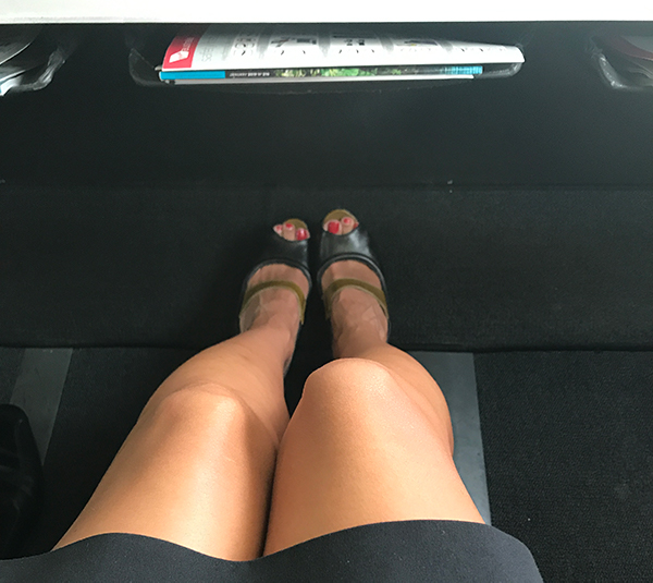 legroom on airplane
